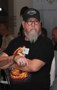 Joel fick äran att sätta sitt namn på en hörna i Brygghusets bar.