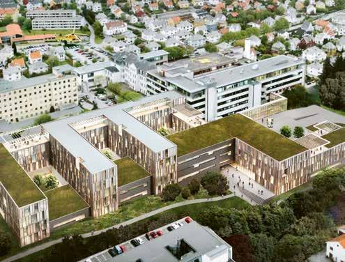 Under 2014 2015 planerade Sweco byggtekniken för Treet i Bergen, som då med sina 50 meter och 14 våningar var världens högsta trähus.