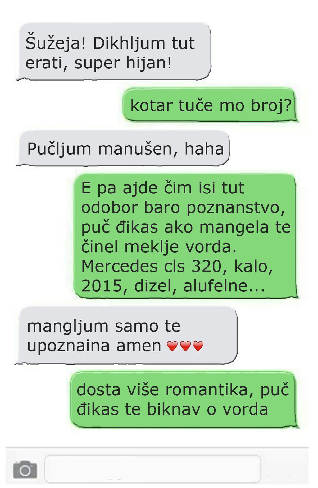 Čumurso: Điko čorđa mandar o šorc! Pa, magljum te dikhav te na hijan tu odova so čorđa mandar! Hine o Kurta prvo puti ko teatar hem tajsadive reslja pe e Murtaja.