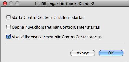 ControlCenter2 c Klicka på OK för att stänga fönstret.