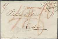 SPECIALSEKTION posthistoria 135 136 137 135K Nederländerna. Delbetalt brevomslag sänt från ROTTERDAM, via KS&NPC HAMBURG 19.AUG.