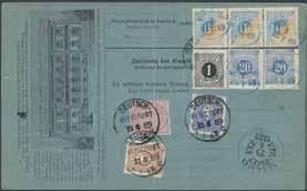 Lösennotering 11s (sk bco). 500:- Tyskland.
