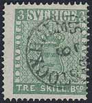 Frimärken / Stamps Skilling Banco Allt klassiskt Sverige (F1-50) är nyanserat av Olle Pettersson.