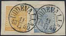 LYX-stämplat HAPARANDA 8.5.1872. 500:- 242 9c 3 12 öre blå, 1865 års tandning. LYX-stämplat LYCKSELE 31.