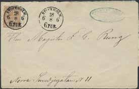 Vht. Ankomststämplat SUEDE PAG. PARIS 23.JANV.73. Intyg HOW 3,3,4,3 (2017). * 2.000:- Carl XV 276 276 1861 P.A. Nymans förslagsmärke, Carl XV 5 öre röd.