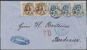 Ringtyp tandning 14 / Circle type perf. 14 Allt klassiskt Sverige (F1-50) är nyanserat av Olle Pettersson. 290 290 17e 3 öre orangebrun. LYX-stämplat TROSA 13.9.1874. Minimala åldersfläckar.