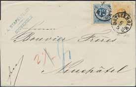 000:- 309 310 311 312 309 22c 20 öre röd-ljusröd. LYX-stämplat TROSA 19.2.1874. 500:- 310 22d 20 öre blekröd. LYX-stämpel. Intyg HOW: Ett ovanligt vackert och fräscht ex 3-4,3-4,5. 1.000:- 311 22e 20 öre brunaktigt röd.