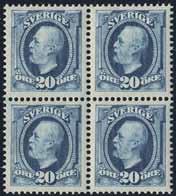 200:- 404 59d 1904 Oscar II 50 öre olivgrå Lyx. éé 1.000:- 405 60 1900 Oscar II 1 Kr svart/röd.