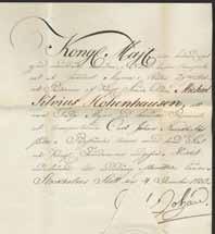 Lördagen den 3 juni, kl. 12:00 Sverige / Sweden Handskrifter / Manuscripts 1K 2P 3P 1 2 4 6 KARL XIV JOHAN (1763 1818 1844).