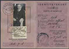 Pappersförlust på baksidan. Mycket ovanligt destination, 1K enl. Facit. * 500:- 432 186c 30 öre orangebrun, vitt papper. Lyx. Attest KAN. F 6000 éé 2.