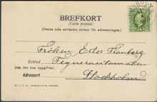 Karlskrona. Transit PKXP Nr 2 NED 25.3.1874. Postal: 3000:- F 2.000:- 476 52 HUFVUDSKÄR 17.4.1904. Vykort.