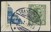 500:- Denmark, single items / Danmark, singlar 661 1 1851 2 Rigsbank-skilling blue canc. 1, Plate I, nr 33. Cert. Grønlund and L Nielsen Ægte og uden reparation.