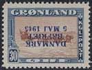 CHRISTMAS STAMPS 1908 and 1911 1913. Four different full sheets with 25 stamps in each. AFA-2013: 15500.-. 1.000:- The Faroes / Färöarna 681 1a 1919 Wavy-line bisected diagonally 4 øre half blue (wmk cross perf 14) on piece.