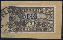 F 3000 500:- 694K 19-27 1945 Overprint Danmark Befriet 5 Maj 1945, all values (11). 15 øre with two copies with blue overprint, and 30 øre with both colours. F 12200 2.