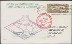 Cover with small tear, otherwise very beautiful cover. * 700:- 844K 438 Zeppelin. Cover with single franking 2 M Südamerikafahrt, sent from Germany to Spain, with South America flight 1930.