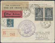 Paris Gare Du Nord Avion 19.5 1931, arrival canc. on the back. Mi=150 for used stamp only.
