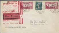 200:- 925K 926K 927K 250+56 Air mail cover, 1,5 Fr blue + 2 5 Fr on registered air mail cover sent from Le Bourget 16.