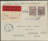 IMPERF, signed by the Postal Museum. Also a normal s/s. éé 1.000:- 1011K 1230-31 Monaco 1976 Europa CEPT souvenir sheet 10. IMPERF, signed by the Postal Museum. éé 1.000:- 1012K 2-3 Netherlands 1852 King Wilhelm III.