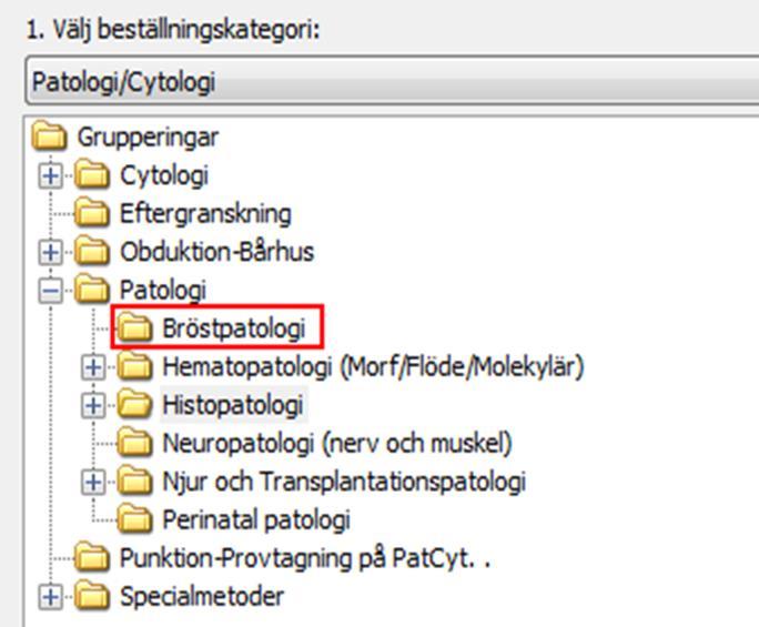 7 (9) Forts. Nya analyser Utförare: Klinisk patologi/ cytologi Bröstpatologi - Fryssnitt Nya analyser riktade till Bröstverksamheter. Finns i egen mapp.