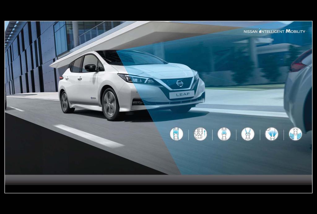 Med Nissan Intelligent Mobility har du en hel rad säkerhetsfunktioner som assisterar dig med bl.