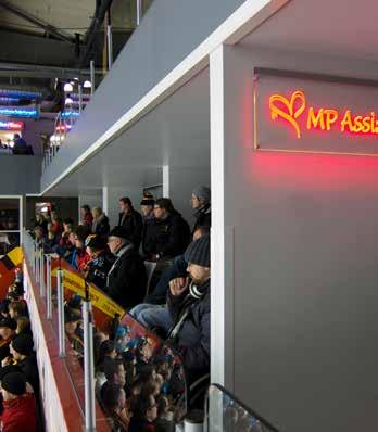 ARENA Mediakub Videoskärm inkl. ljud 4 sidor 10 sekunders film som visas minst 7 ggr/match 7.000:- Film hela SHL 105.