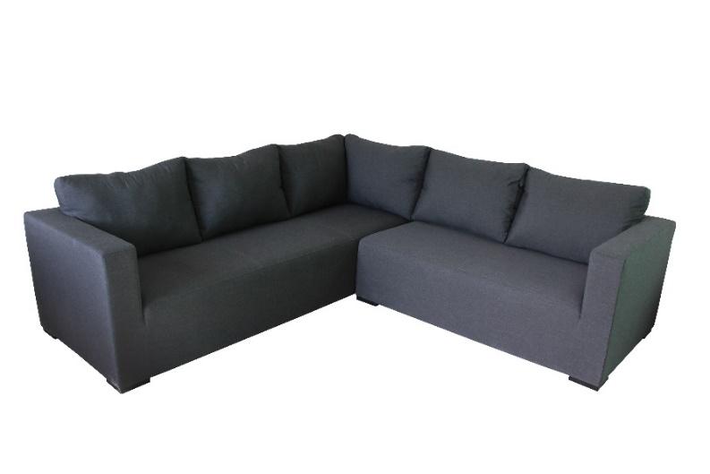 Description MOQ LONDON sofa set 1099,00* 2-seater right 3-seater corner left 88 151 66 26,10 20,30 88 239 66 40,20 32,80 Fabric: Sunbrella, color Flanelle 3757 /color 3758 Sooty dark grey/black