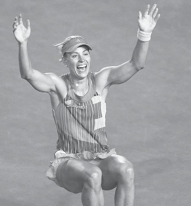 8 TENIS pondelok 1. 2. 2016 TENISOVÉ MAJSTROVSTVÁ AUSTRÁLIE MELBOURNE 18. 31. 1. 2016 Vo finále ženskej dvojhry Kerberová senzačne zdolala obhajkyňu S.