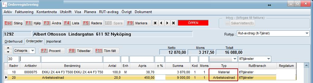 RUT-avdrag (IT-tjänst).