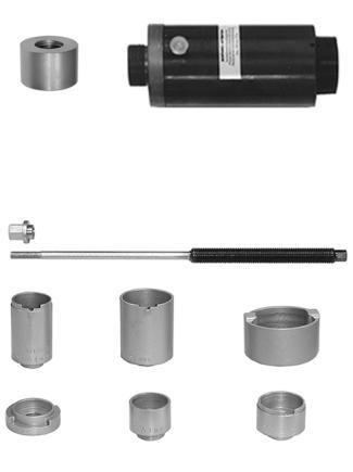 5 Verktyg för Gummi Metall - Silentlager BMW KL55-3 KL55-3 Bussningsverktyg för silent och länkarmslager KL55-300 BMW E36, E6 För BMW E36, E6 3-serie