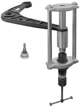 montering (III) Dragspindel M2 med flänsmutter KL003-826 Renault Laguna Espace III KL003-826 Hydraulhandpressats