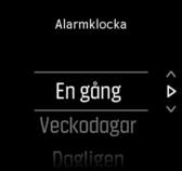 3. Ställ in timme och minuter och stäng inställningarna. När alarmet ringer kan du stänga av det eller välja snooze-funktionen.