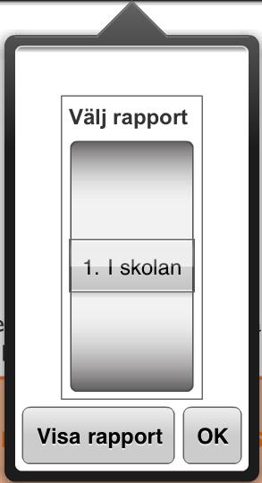 Utöver dessa fält finns det också en knapp Gå till TKB som automatiiskt tar dig till sammanställningen (Tanke-känsla-beteende) över rapporterna.