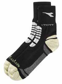 Bomull 20% Polyamid 4% Elastane 6% Kevlar Calze estive tecniche. col.c4699 nero-grigio/negro-gris/svart-grå Calcetines de verano técnicos. Tekniska sommarstrumpor.
