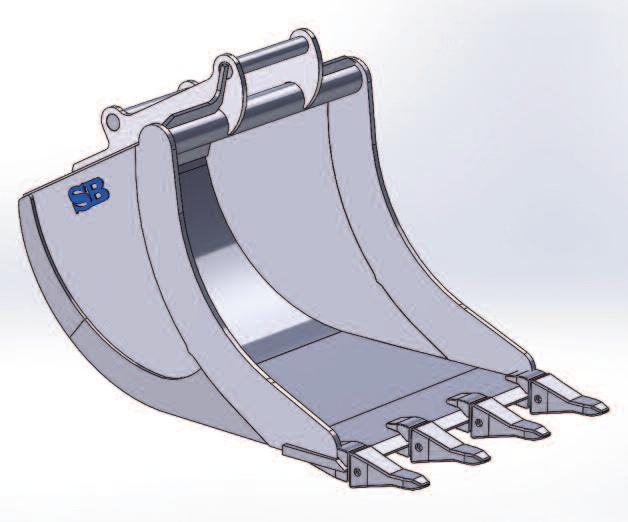 7 JUPSKOPA Maskinvikt 6,5-11 ton Maskinvikt Volym A B F 6,5-7 325 800 950 510