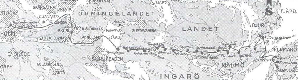 På 1890-talet kom tågtrafiken till Saltsjöbaden igång.