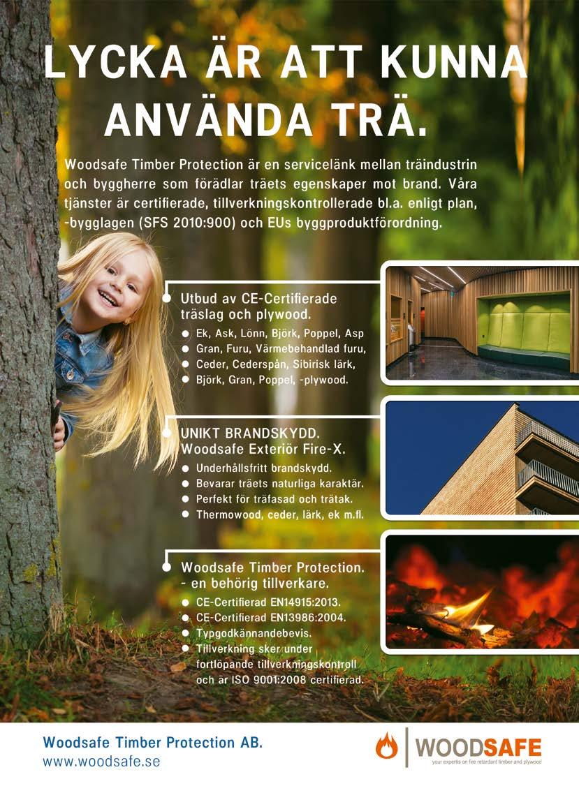 Svenskt Trä syftar också till att lyfta fram trä som ett konkurrenskraftigt, miljövänligt och hållbart material. Svenskt Trä är en verksamhet inom branschorganisationen Skogsindustrierna.