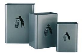 Behållaren är låsbar och har säckhållare för sopsäckar.den starka och funktionella konstruktionen garanterar enkel användning, rengöring och samt lång hållbarhet.