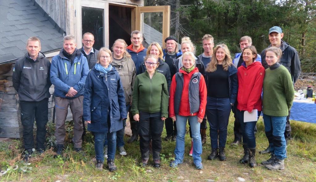 Day 3 EXKURSION 08.15 17.15 Excursion by bus to METSO areas in Uusimaa and Southwest Finland (Nyland och Egentliga Finland) Projektets workshop ordnades i Finland 26-28 september 2017.