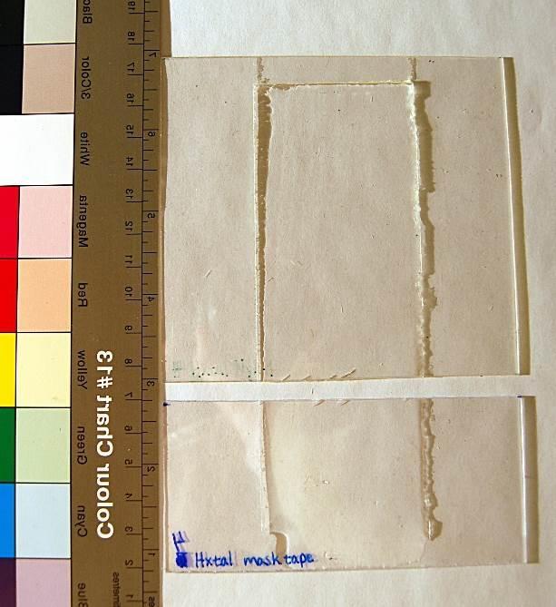 Acrifix 116 and Hxtal NYL-1 no increased visual yellowing after