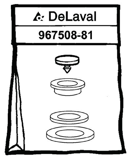 Backventil 2 96148301 Ventilkåpa t spannlock 3 96834801 Gummibussning 4 95622586 Spannlock 5 95817001 Lockpackning 6 2634100