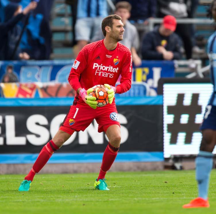 Andreas Isaksson Djurgårdens IF 2016 2015 Nettoomsättning (tkr) 145 606 93 329 Årets resultat (tkr) 36 665 2 012 Eget kapital (tkr) 53 421 16 746 Tabellplacering 7 6 Vunna poäng 43 51