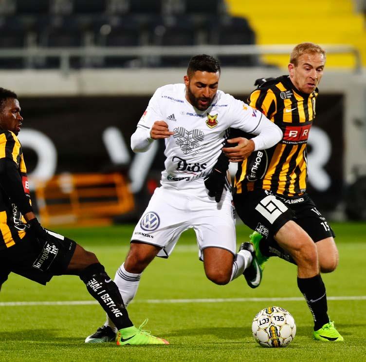 Saman Ghoddos Östersunds FK 2016 2015 Nettoomsättning (tkr) 53 749 32 364 Årets resultat (tkr) 416 242 Eget kapital (tkr) 2 050 1 634 Tabellplacering 8 2 Vunna poäng 42 62 Arenakapacitet 8 466 8