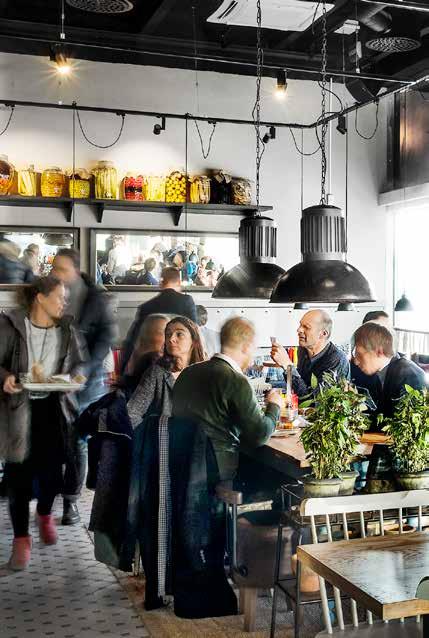 Genom att variera ytor för restauranger, caféer och butiker hoppas vi