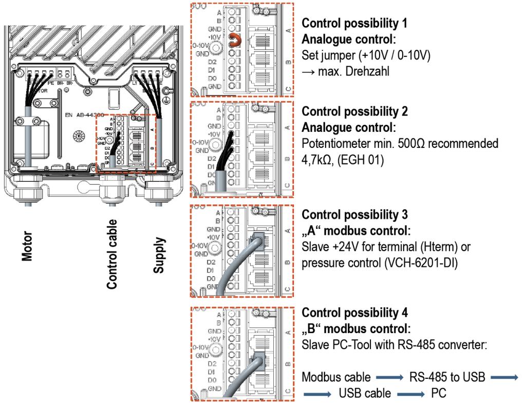 (option) potentiometer (option) 6.7.