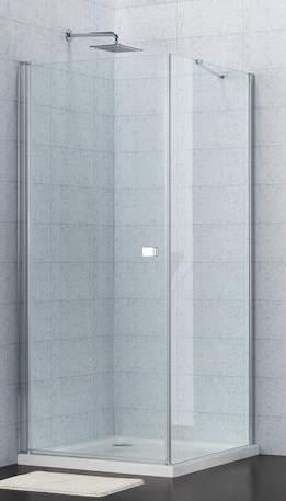 PLATINUM SHOWER ENCLOSURES 25 HALF ROUND, 2 DOORS ROCA CAPITAL HALF