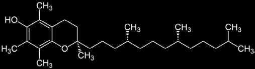 Den mest biologiskt aktiva formen av vitamin E är α tokoferol och γtokoferol är den som har störst antioxidantaktivitet (Figur 1) (Marwede et al. 2004).