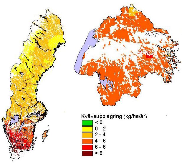 Övervakning av luftföroreningar i Östergötlands län.