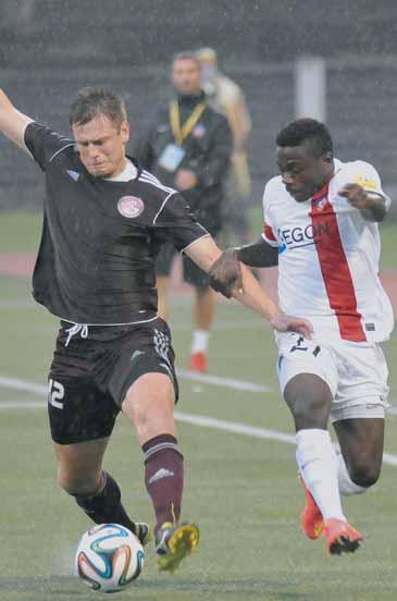 8 TRENČÍN PODBREZOVÁ 2:0 (1:0) TRENČÍN: Volešák Čögley, Da Silva, Kleščík, Madu (85. Opatovský) Lobotka Simon, Hajradinovič, Holúbek, Kubík (67. Mondek) Jairo (39. Malec). Tréner M. Ševela.