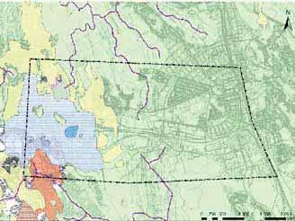 G e o l o g i/d a g v a t t e n 50 Hydrogeologi/Förorenad mark Planerad exploatering kan påverka grundvattenförhållandena i Fässbergsdalen.