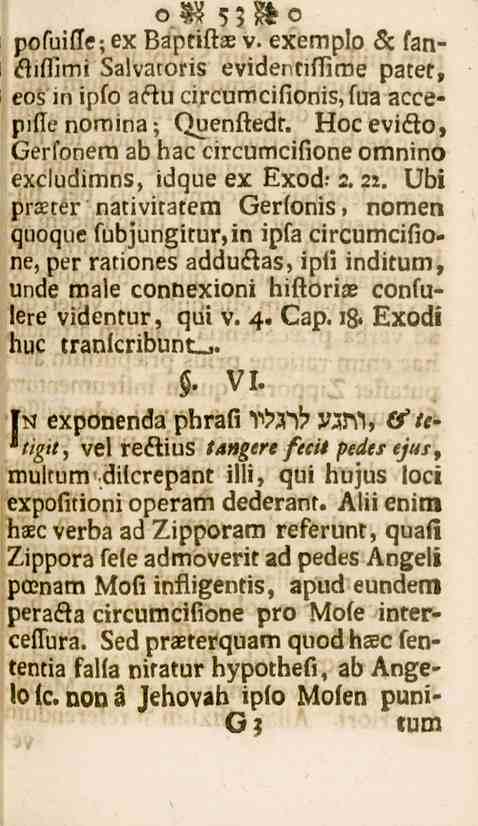 53 pofuifie; ex Laptittae v. exemplo & fanfliflimi Salvaroris evidentifiime patet, eos in ipfo a<ftu circurncifionis,fua accepiffe nomina; (^uenttedt.